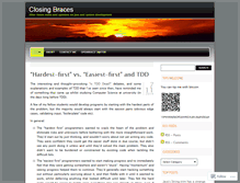 Tablet Screenshot of closingbraces.net